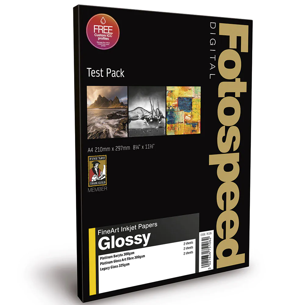 Fotospeed Fine Art Glossy A4 Test Pack