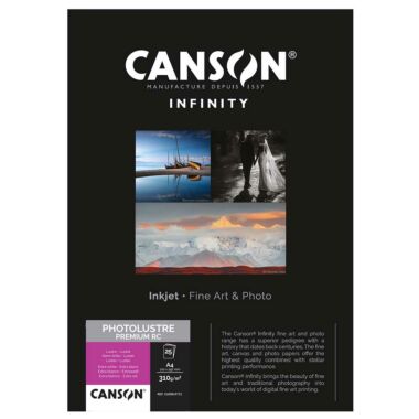 Canson Performance Glossy Pack de 30 Papiers photo 210 g/m² A4 Blanc 
