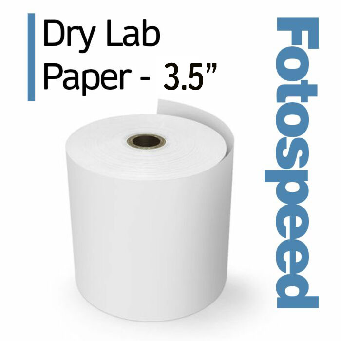 Fotospeed DRY LAB Gloss - 260gsm (2 rolls) 3.5" x 65m