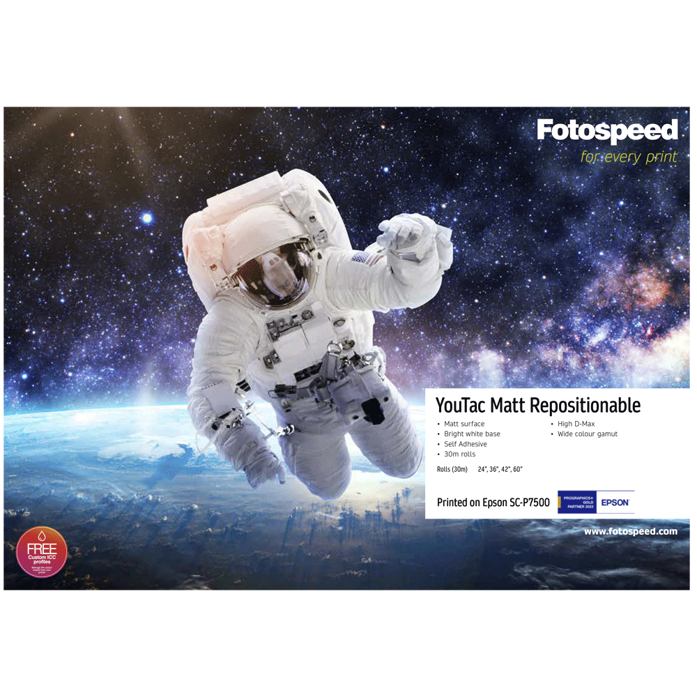 Fotospeed YouTac Repositionable Textile Aqueous