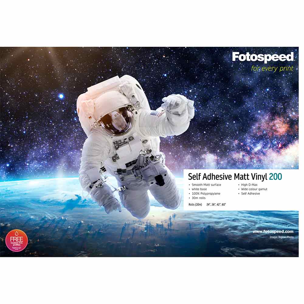 Fotospeed Self Adhesive Matt Vinyl 200gsm