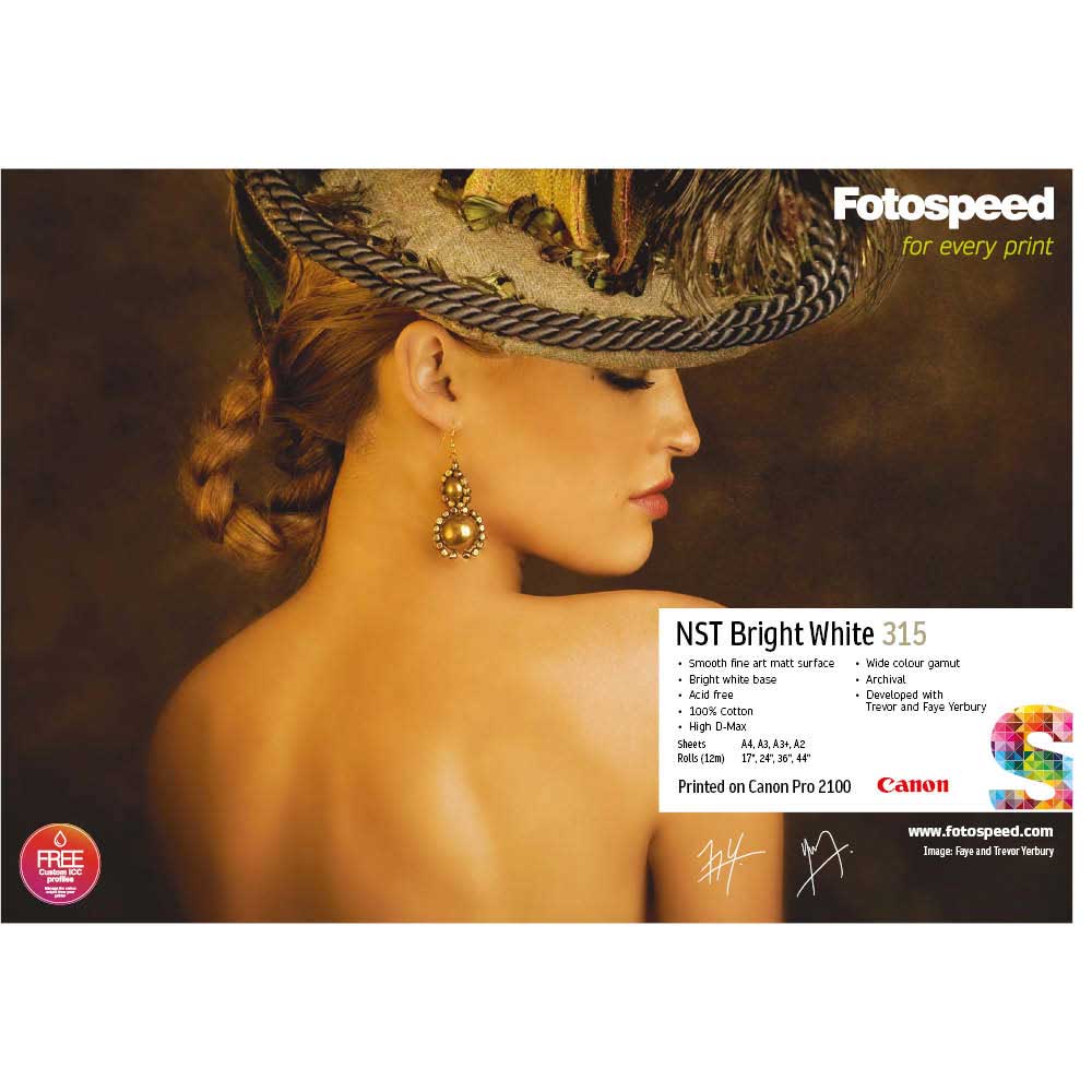 Fotospeed Natural Soft Textured Bright White 315