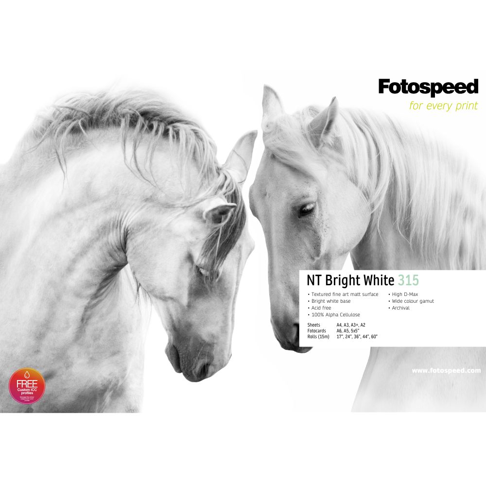 Fotospeed Natural Textured Bright White 315