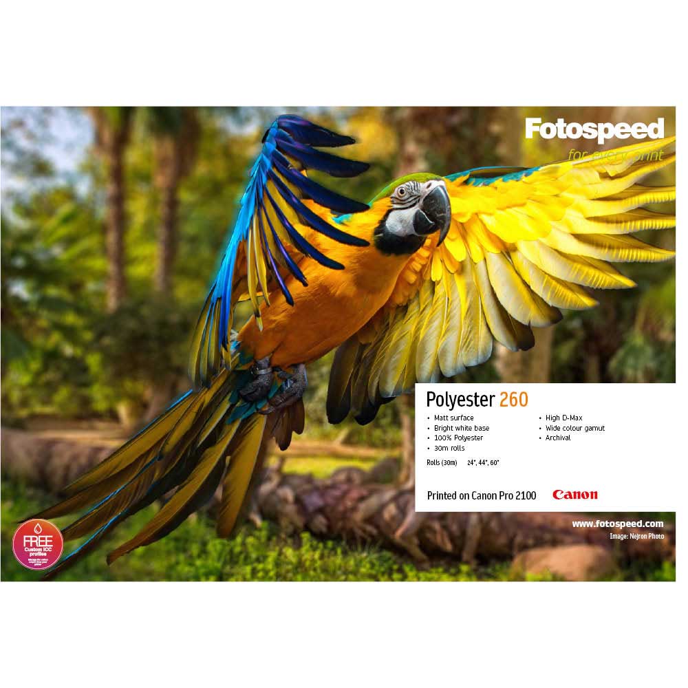 Fotospeed Canvas Matt Polyester 260