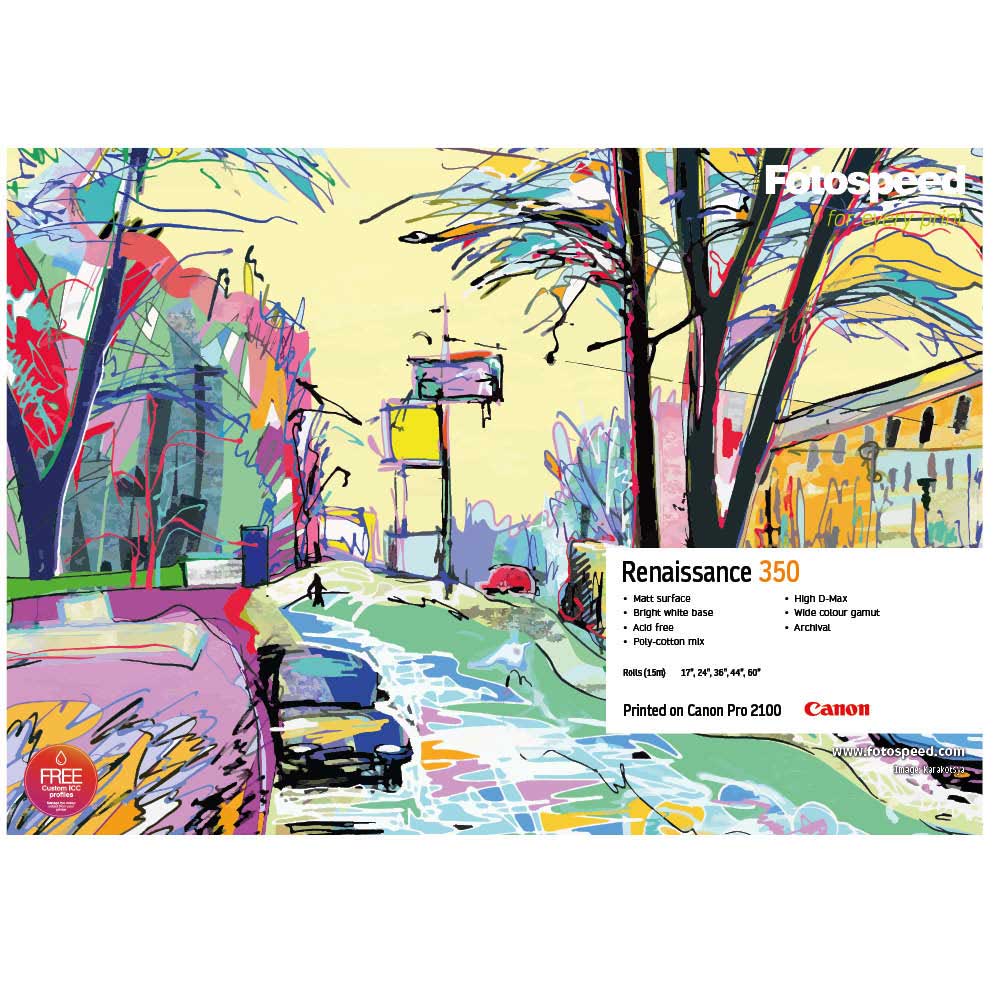 Fotospeed FT Canvas Renaissance MATT 350