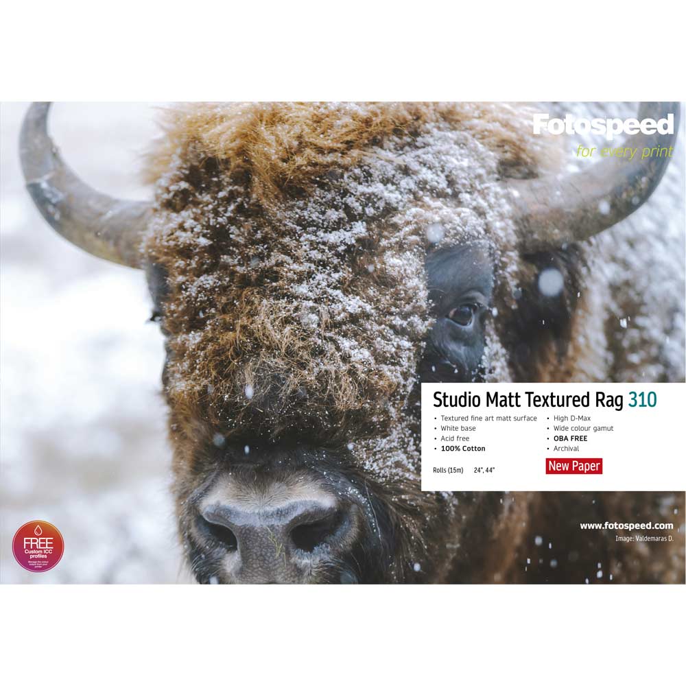 Fotospeed Studio Matt Textured Rag 310