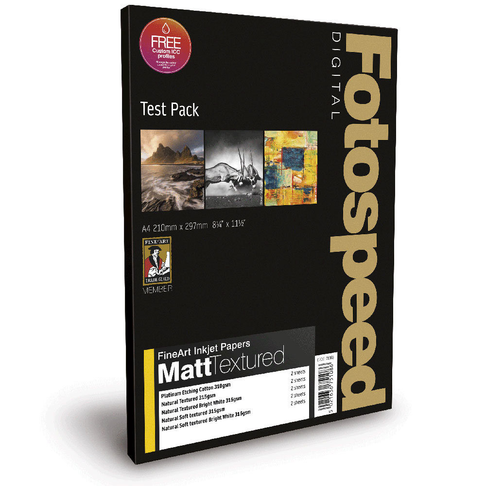 Fotospeed Fine Art Matt Textured A4 Test Pack