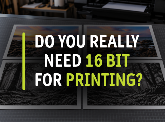 Do you really need 16-bit for printing?