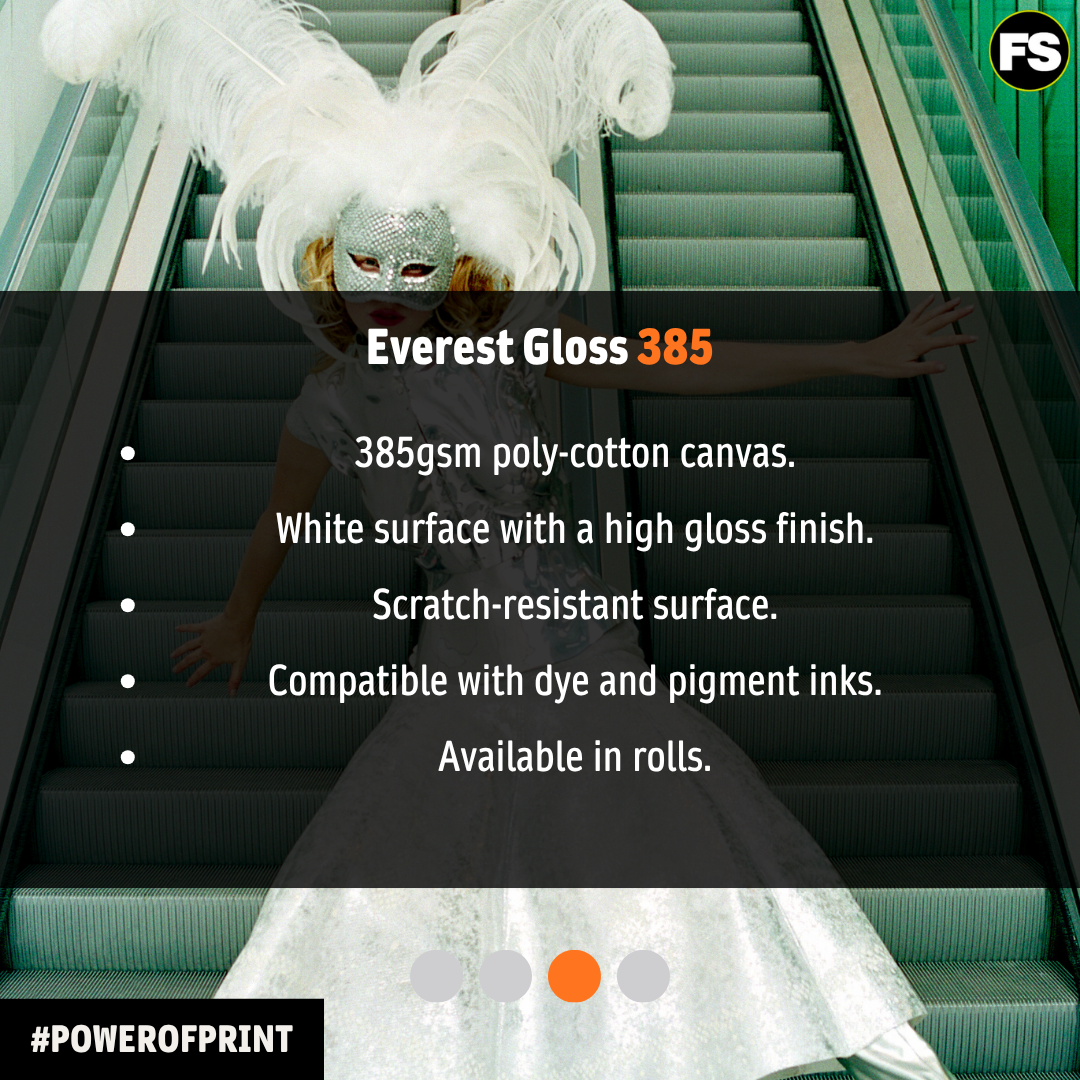 Everest Gloss Canvas roll